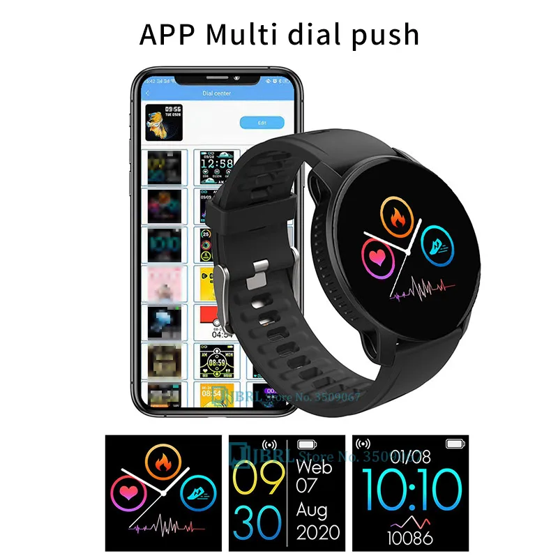smart watch 2021 women men smartwatch fitness tracker sports fashion waterproof digital electronics clock for andriod ios hour free global shipping