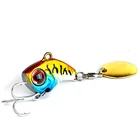 Вращающаяся металлическая Приманка VIB с ложкой, 1 шт., приманка для рыбной ловли, 9 г, 13 г, 16 г, 22 г, блесна, ложка, кренкбейт, приманки для рыбной ловли, жесткие приманки, снасть, рыба