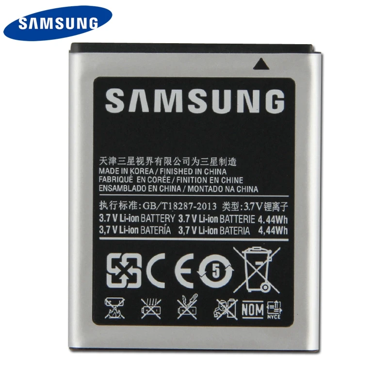 Оригинальная запасная батарея для телефона EB494353VU Samsung S5330 S5232 C6712 S5750 GT S5570 i559 EB494353VA