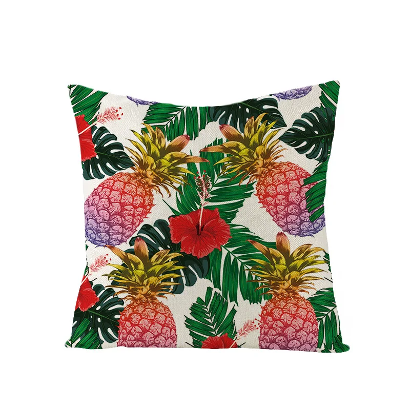 Тропические растения пальмовых листьев зеленые листья монстера Чехлы цветок