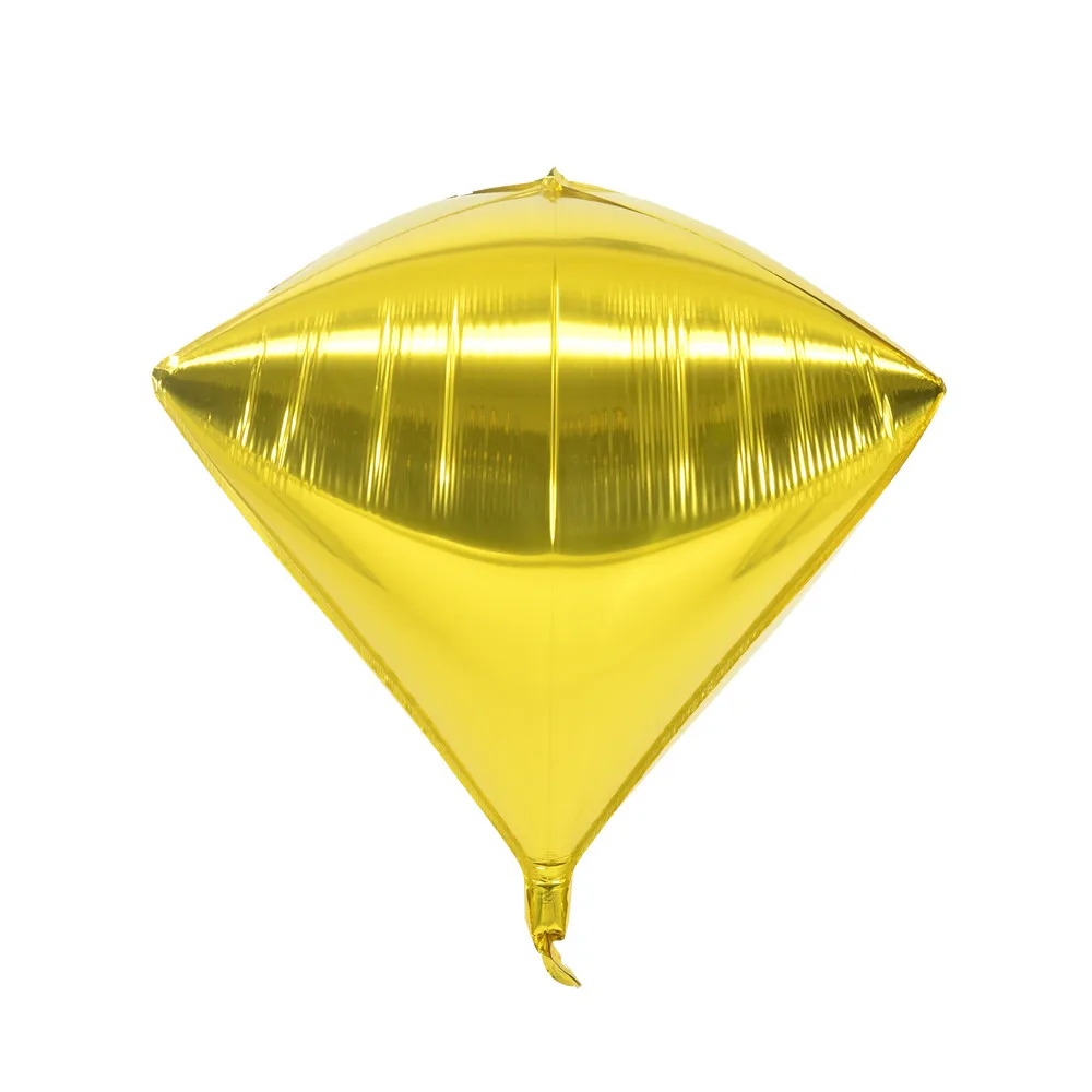 24-дюймовый 4D бриллиантовый куб фотошар шары из цельной фольги луна алюминиевая