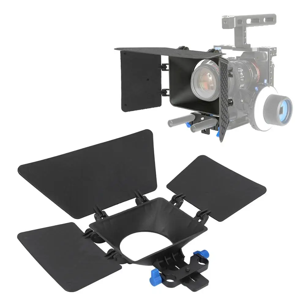 Наплечная стойка для зеркального фотоаппарата Матовая коробка 15 мм бленда