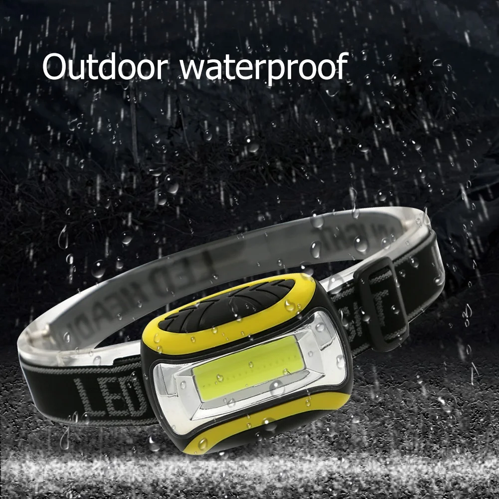 

3 Modes Outdoor Camping Headlight Portable Mini Flashlight Lantern High Brightness 1 COB LED Headlamp