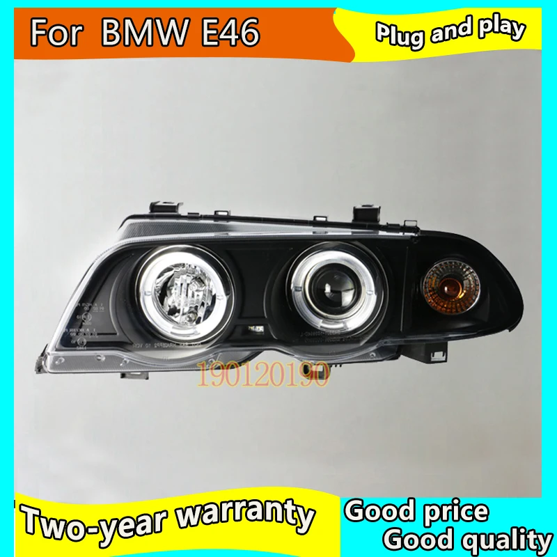 

Car Style For BMW E46 Headlights 4 Doors from 1998-2001 Year Headlight For 316/318/320/325/328i HID Bi-Xenon HighLow Double Lens