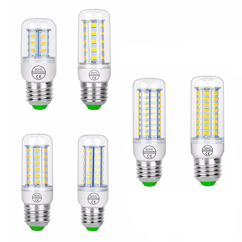 Светодиодная лампа E27 Кукуруза SMD5730 220 В 24 36 48 56 69 светодиодов|energy saving|corn bulbled lamp corn |
