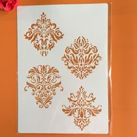 a4 29 21cm retro pattern diy stencils wall painting scrapbook coloring embossing album decorative paper card templatewall