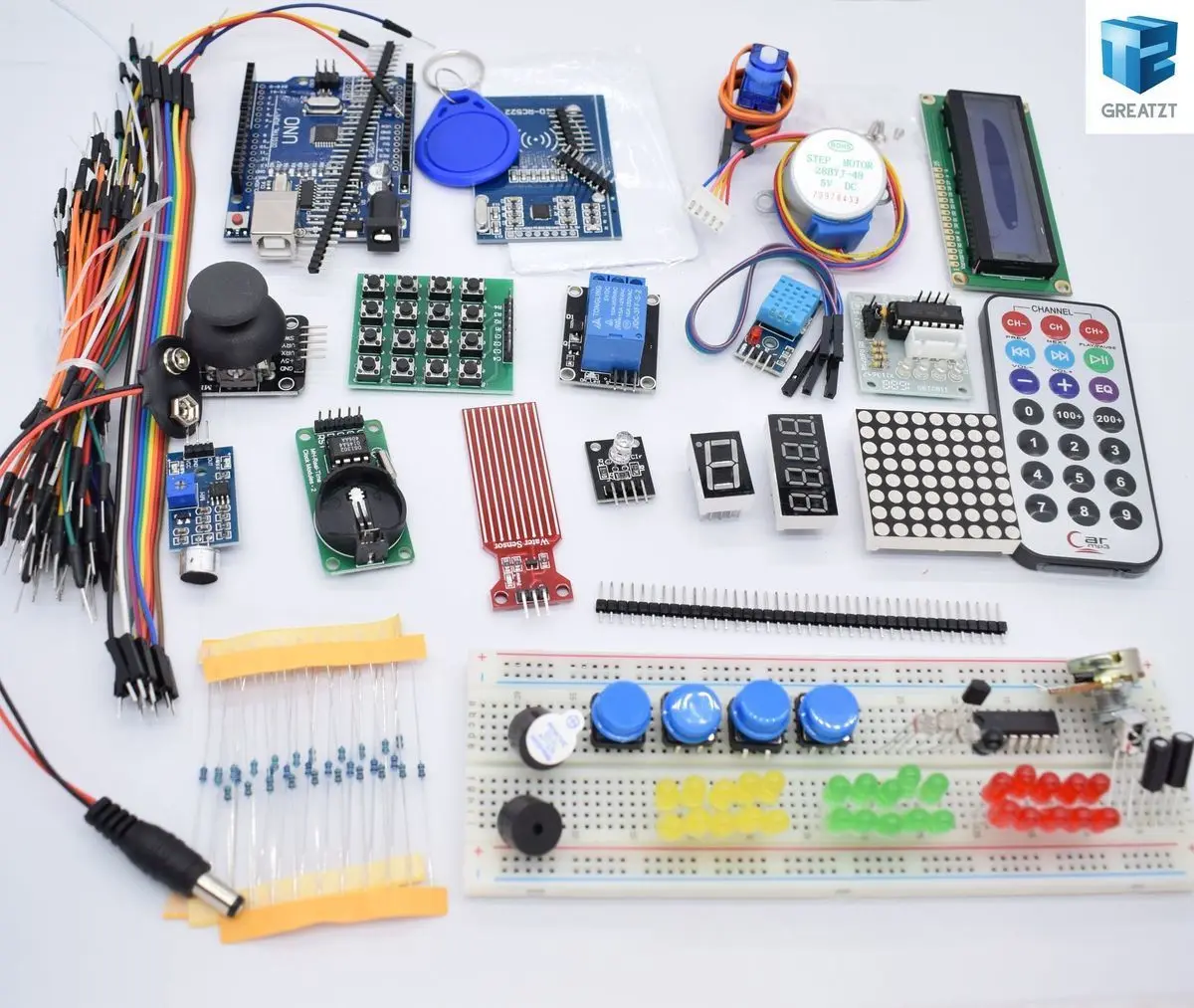TZT новейший RFID стартовый набор для Arduino UNO R3 обновленная версия Обучающий набор с розничной коробкой
