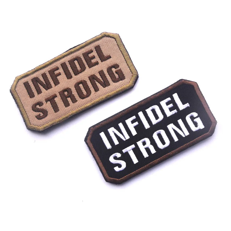 Прочная нашивка infidel армейские военные нашивки армии сша ACU тактические вышитые