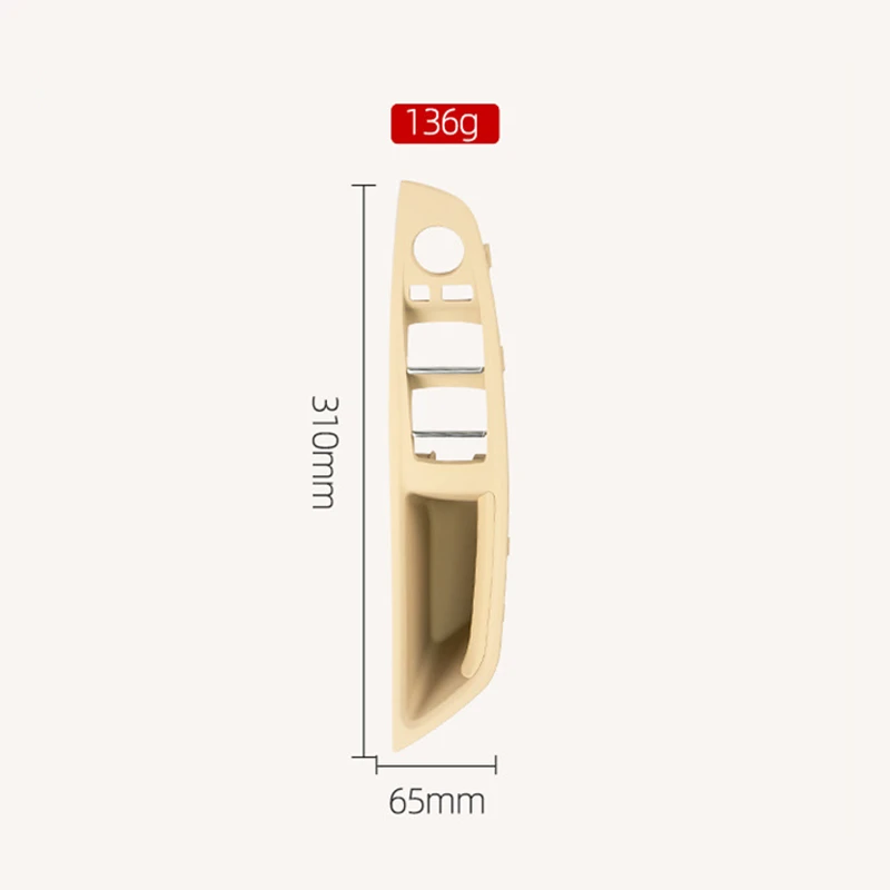 LHD RHD для BMW 5 серии F10 F11 2010 2017 бежево черная Автомобильная внутренняя дверная ручка