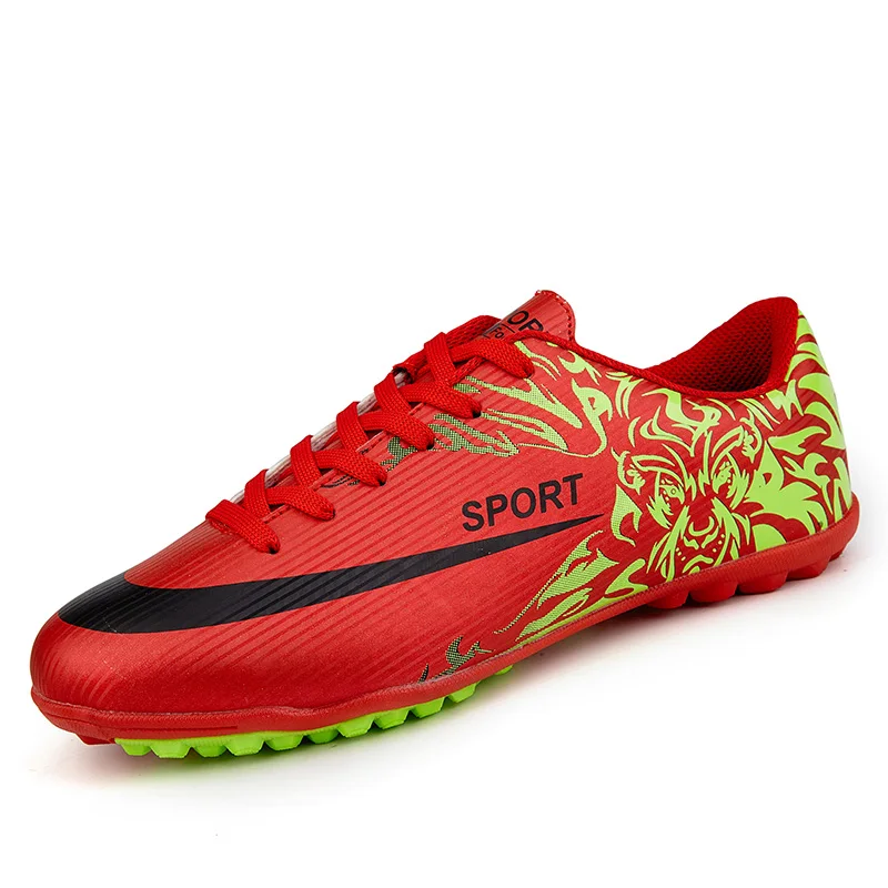 Football Soccer Boots Men Athletic Futsal Soccer Shoes High Top Soccer Cleats Training Football Sneakers Man Kids Cleats