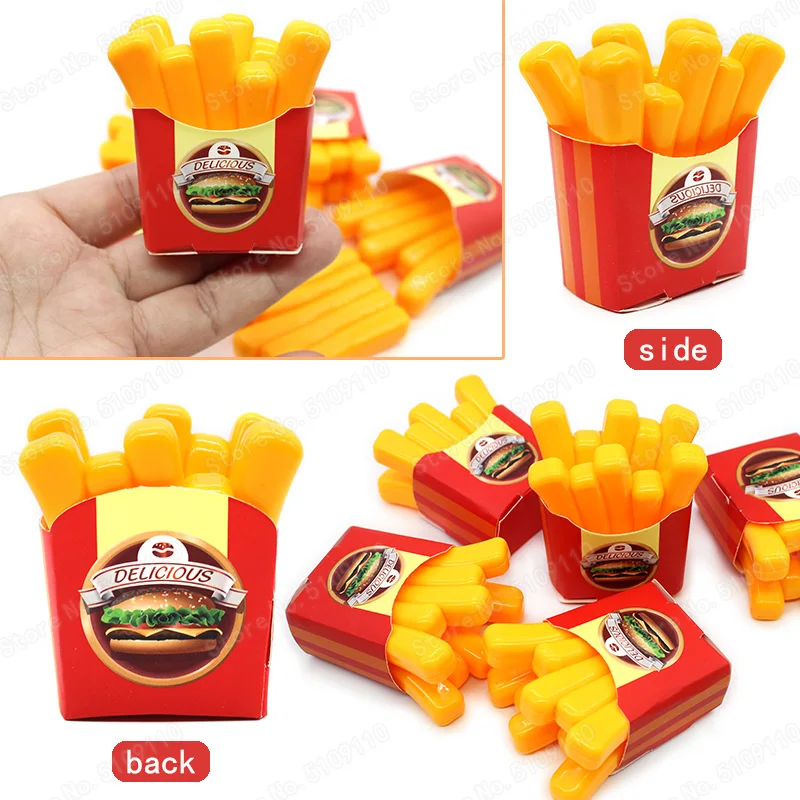 Мини-фри притворяйтесь играйте в миниатюрный гамбургер развивающие игрушки для