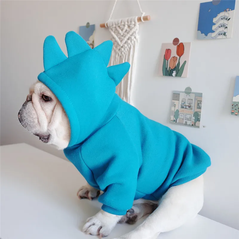

Winter Pug Dog Clothing Coat French Bulldog Clothes Hoodie Outerwear Schnauzer Poodle Bichon Dog Costume Garment Outfit Dropship