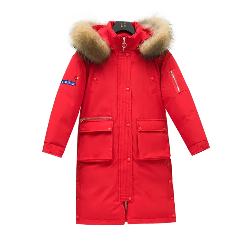 Women Winter Parka Coats 2019 New Woman Long coat Loose Big Fur Collar Hooded Cotton-padded jacket Warm coats Female Overcoat | Женская