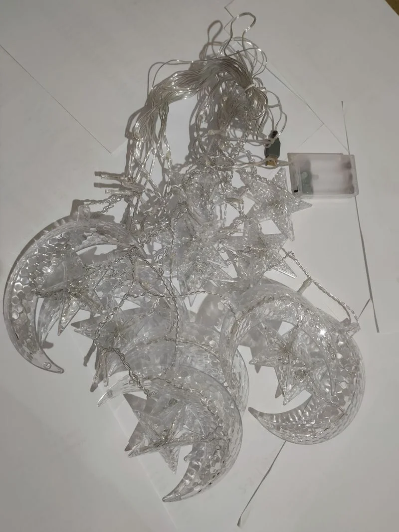 

Christmas Lights Led 3.5m Curtain Light Garland Star Moon Decor for Home Usb Fairy Lights Outdoor/Indoor Festival String Light