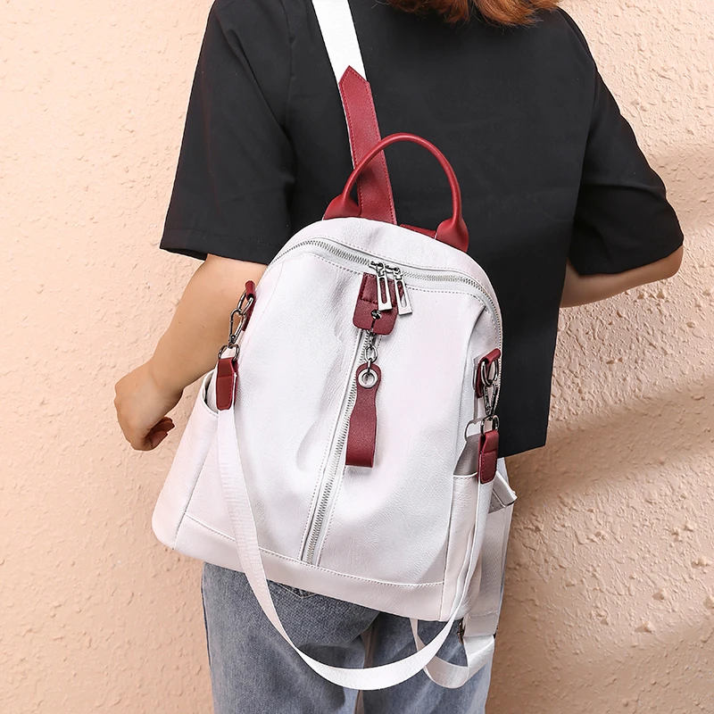 Женские кожаные рюкзаки большой емкости Mochilas школьные рюкзаки для девочек Sac Dos женские кожаные рюкзаки для девочек