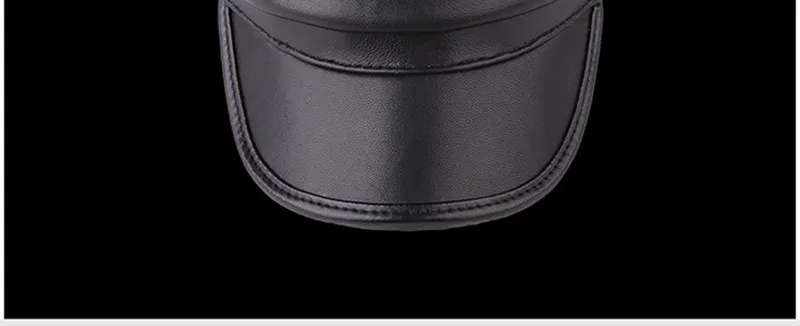 SHALUOTAOTAO Новинка Snapback модная овчина шляпа из натуральной кожи зимние теплые армейские кепки для мужчин и женщин для отдыха брендовые шапки