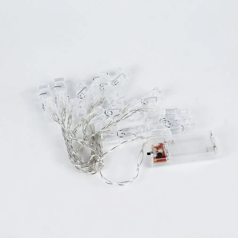 

Светодиодная гирлянда с зажимом, сказосветильник свет, снежинка, рождественская елка, Рождественский домашний декор