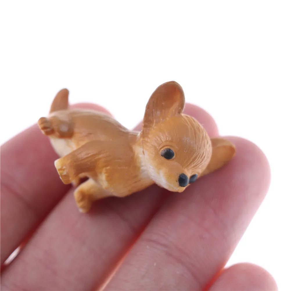 6pcslot for doll house 112 scale simulation cat and dog miniature model doll house accessories kids favor gifts free global shipping