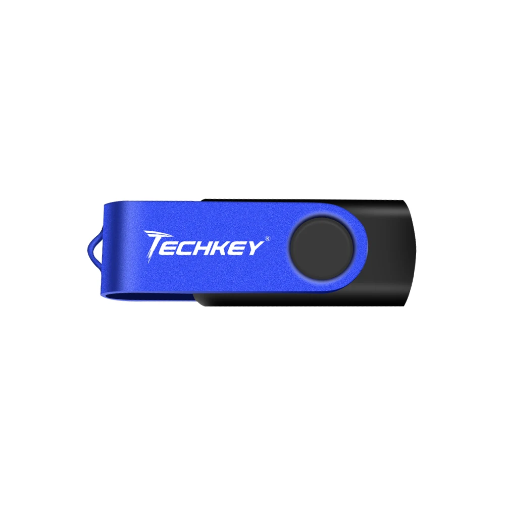 TECHKEY USB флеш-накопитель смартфон 4 ГБ 8 ГБ 16 ГБ 32 ГБ флеш-накопитель memoria Cel stick - Цвет: Blue
