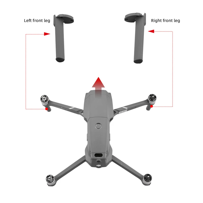 

Landing Gear Leg for DJI Mavic 2 Pro Zoom Drone Right Left Front Leg Feet Repair Parts Base Feet Replacement Drone Accessories