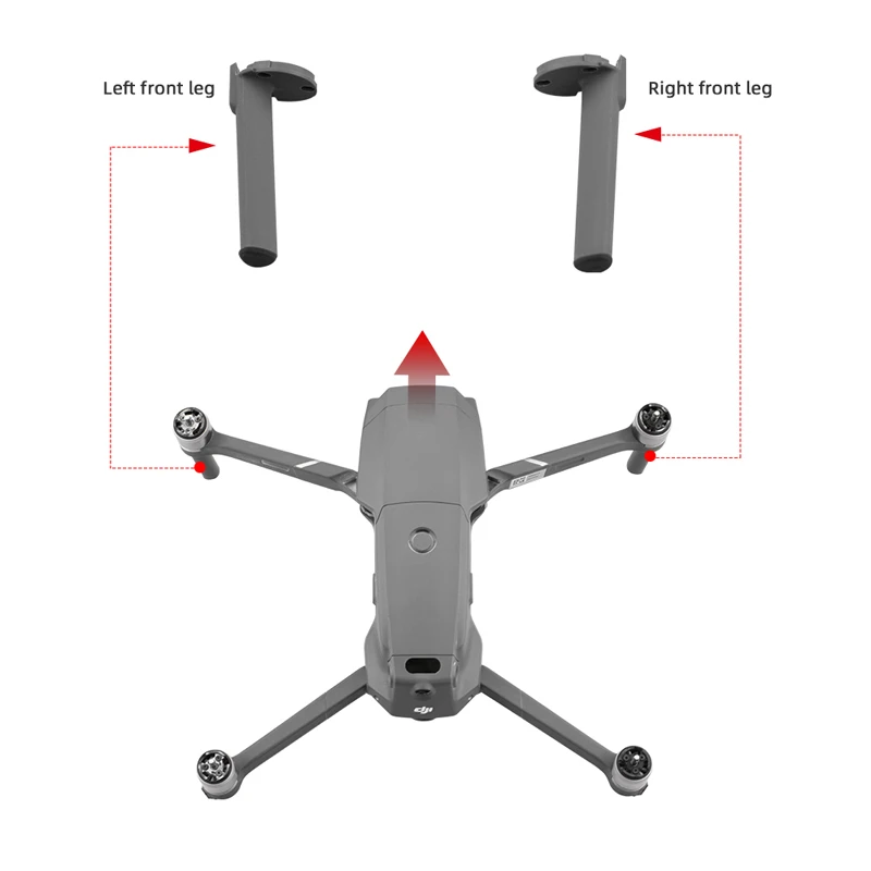 

Посадочная Шестерня для DJI Mavic 2 Pro Zoom Drone, правая и левая передние ножки, запасные части, базовые аксессуары для дрона