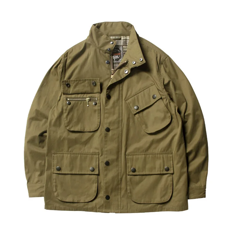 2020 американский стиль ретро военный мужской бренд высокое качество хлопок холст