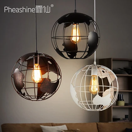 Loft industrial style decoration restaurant bar creative chandeliers retro stair lamps | Лампы и освещение