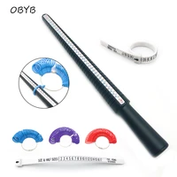 obyb professional jewelry tools ring mandrel stick finger gauge ring sizer measuring ukus size for diy jewelry size tool sets