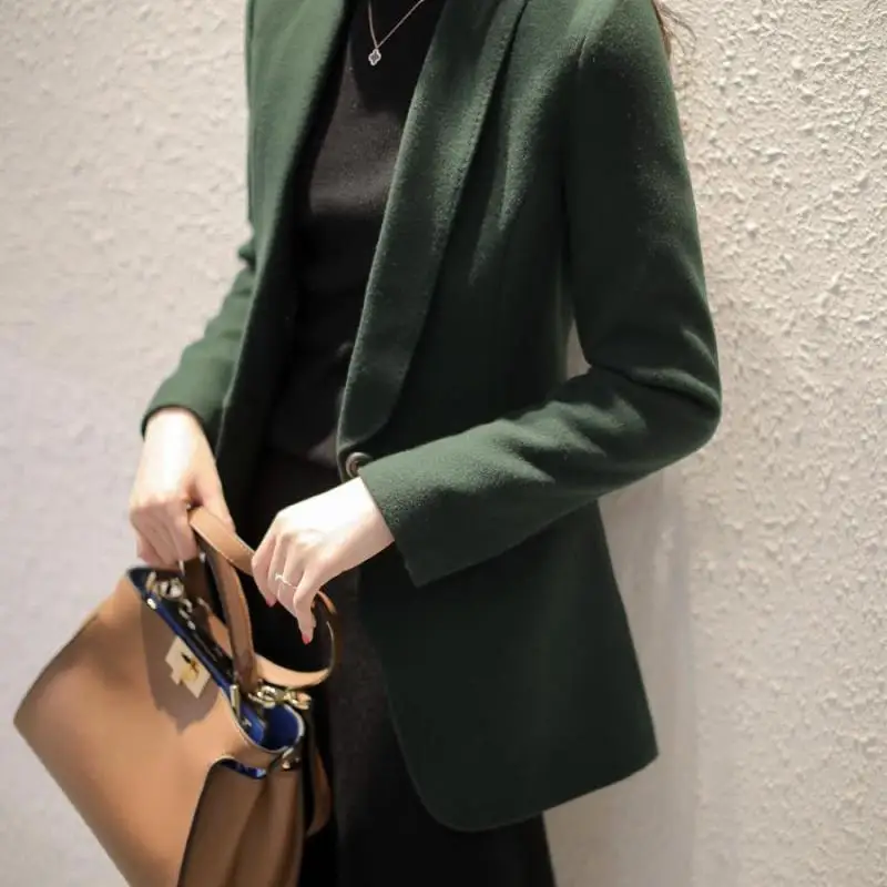 

New Fashion Business Suits Women Work Office Ladies Long Sleeve Spring Casual Blazer