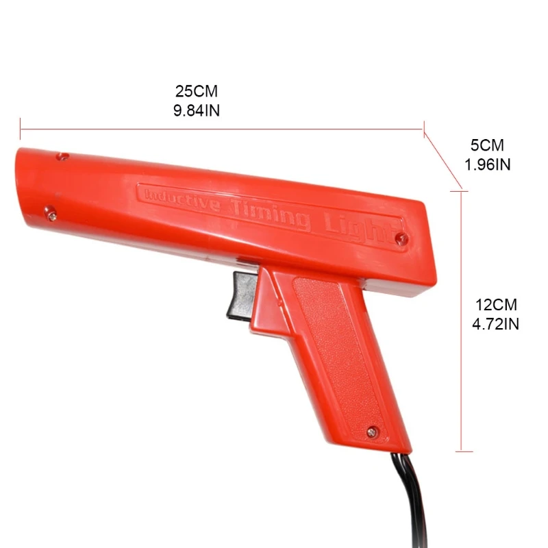 

Professional Ignition Timing Light Strobe Lamp Inductive Petrol Engine Marine Timing Gun for Car Motorcycle Detection Diagnosis