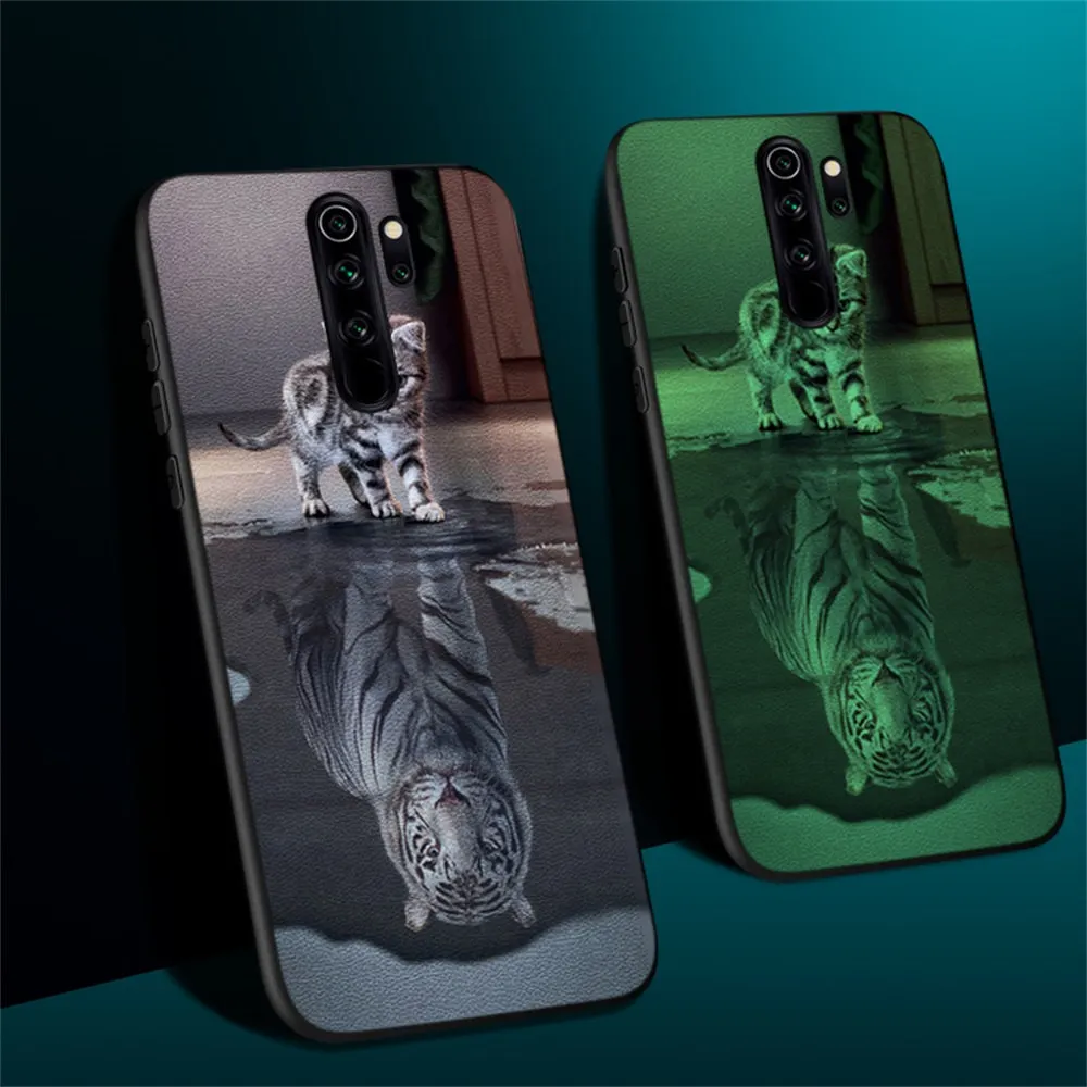 21 Флуоресцентный чехол для Xiaomi mi Max 2 3/mi x 2S 3 Световая Крышка для Xiaomi mi 9/Note/mi Play из искусственной кожи Funda бампер чехол - Цвет: 21