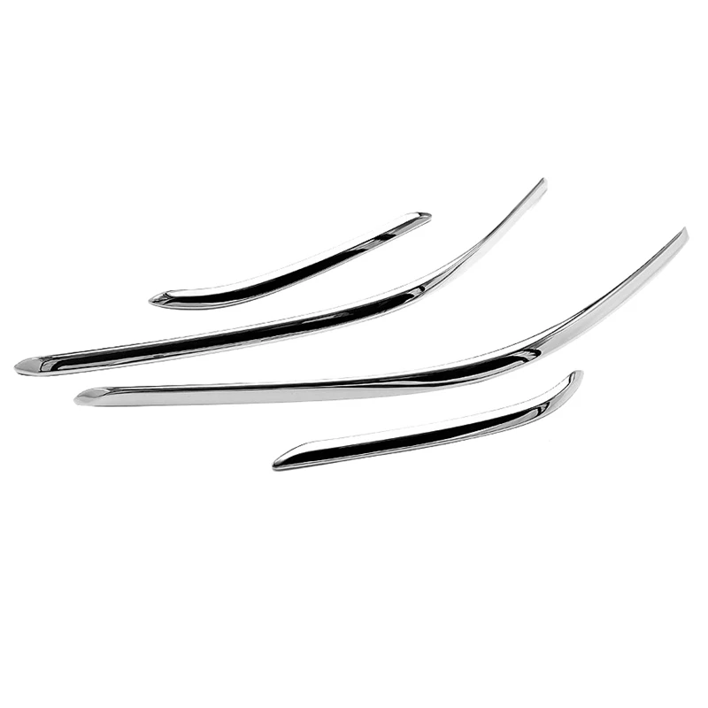 

for Honda Pilot 2019-2020 Chrome Car Front Rear Bumper Corner Protector Trim Strip Decoration Cover Exterior Accessories