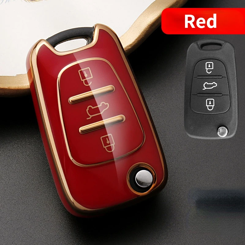 Чехол для ключа KIA RIO K2 K3 K5 SPORTAGE CEED SORENTO PICANTO Hyundai SOLARIS VERNA I20 I30 I35 IX20 чехол с
