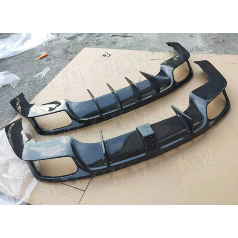 Углеродное волокно рассеиватель задней губы подходит для Porsche Panamera 971 2017 2018 2019 FRP