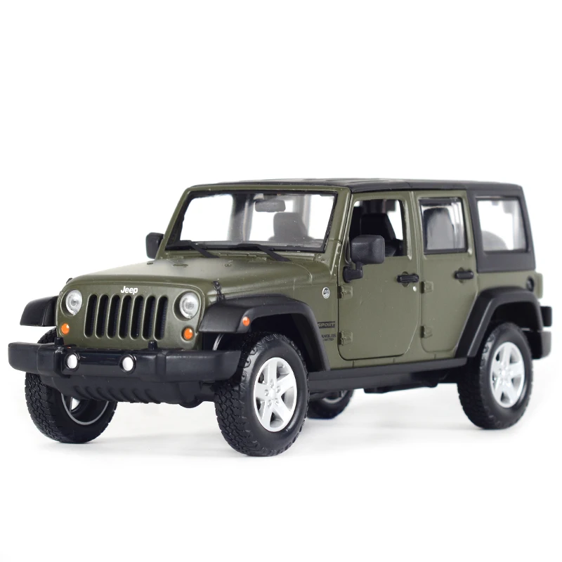 Maisto 1:24 2015 Jeep Wrangler неограниченный внедорожник статическая модель литая