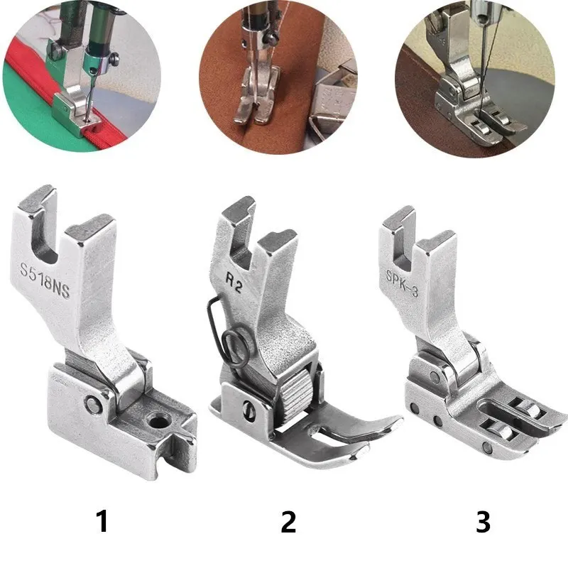 Набор прижимных лапок для шитья кожи и ПВХ набор роликовая Лапка подшипник