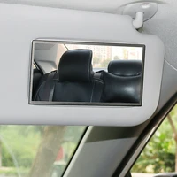 1pc car interior stainless steel portable car makeup mirror auto visor cosmetic mirror universal car interior mirror accessories