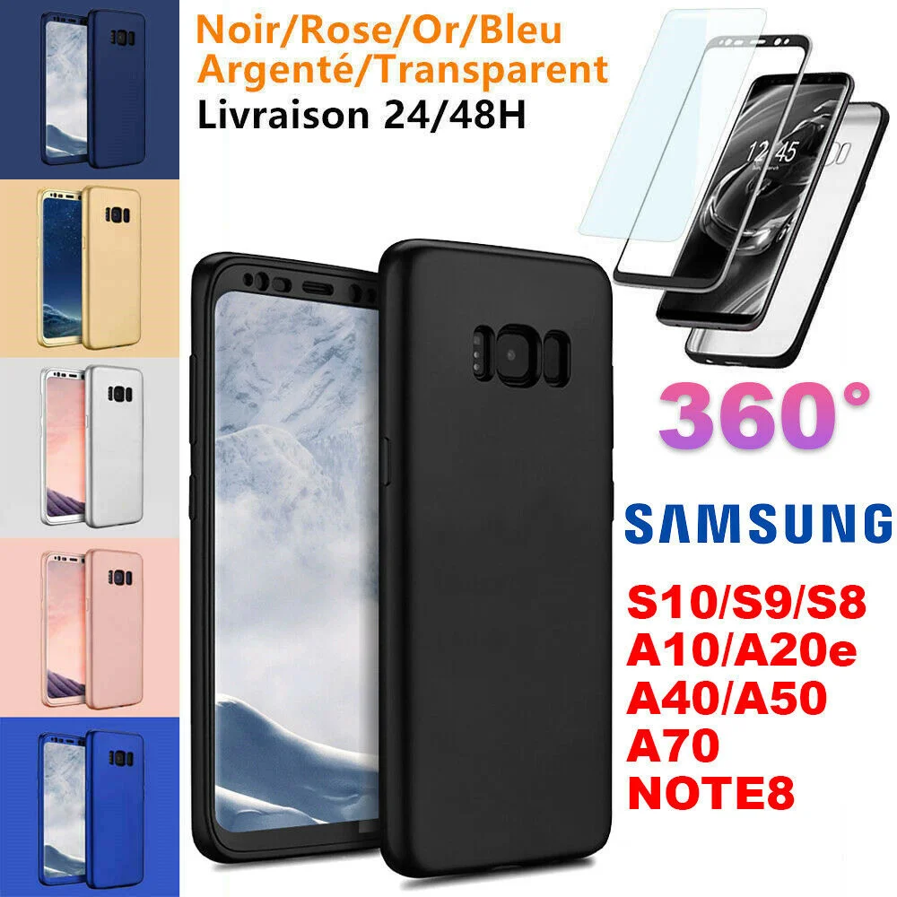 

Shell 360 protection + Samsung ecra protective film note 8 9 S8 / plus / S9 / S10