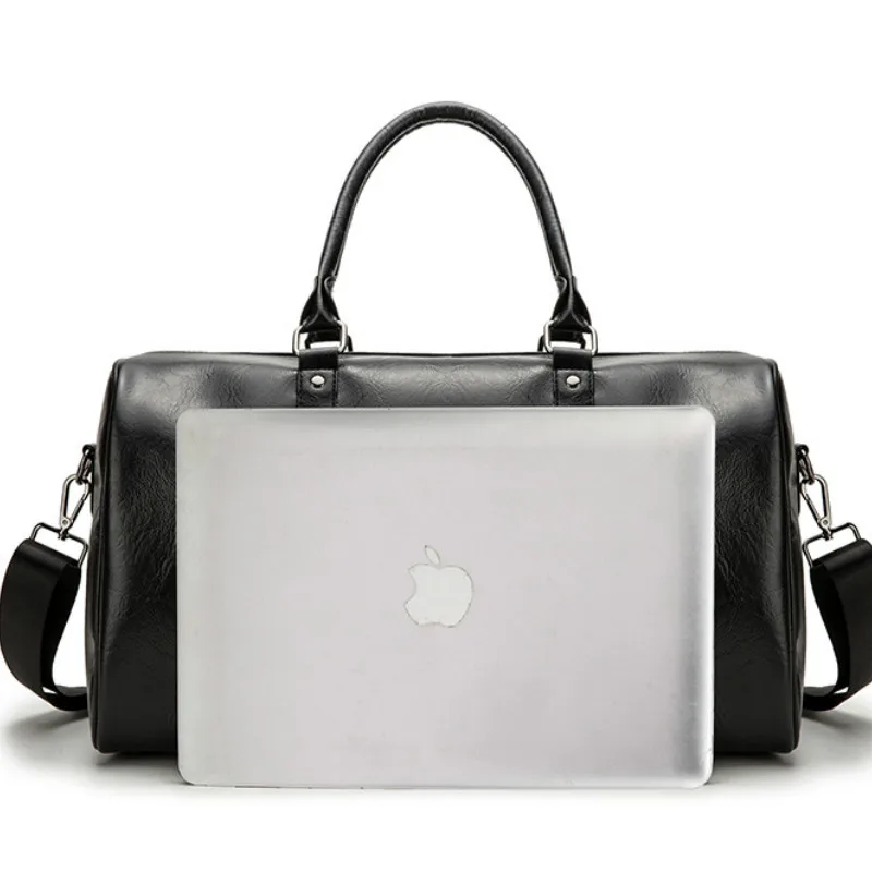 Дорожные Сумки из искусственной кожи для мужчин деловая Повседневная