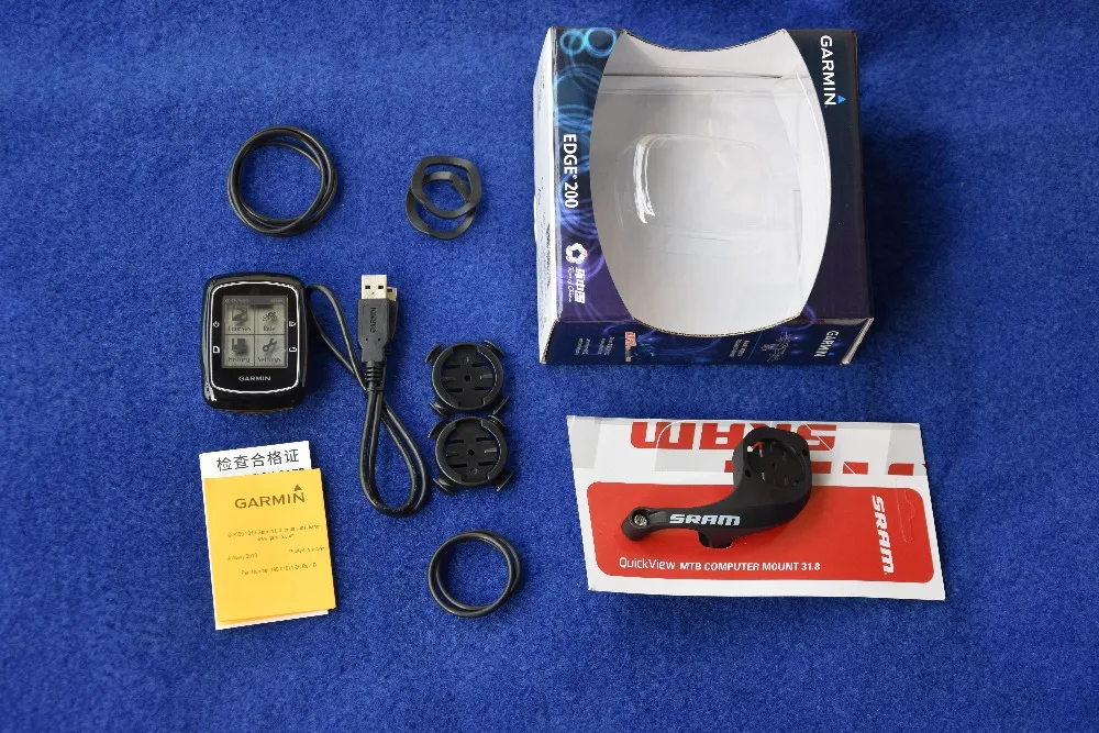 Ordenador para bicicleta Garmin Edge 200 gps ciclismo bicicleta ordenador habilitado del sostenedor del montaje de/carretera MTB