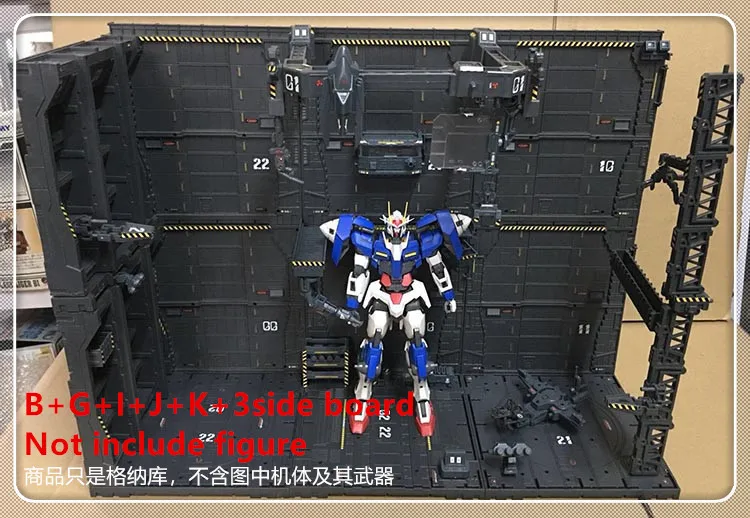 CG Универсальный ангар гараж фронтальная база сцены для Bandai Gundam комбинация DC010