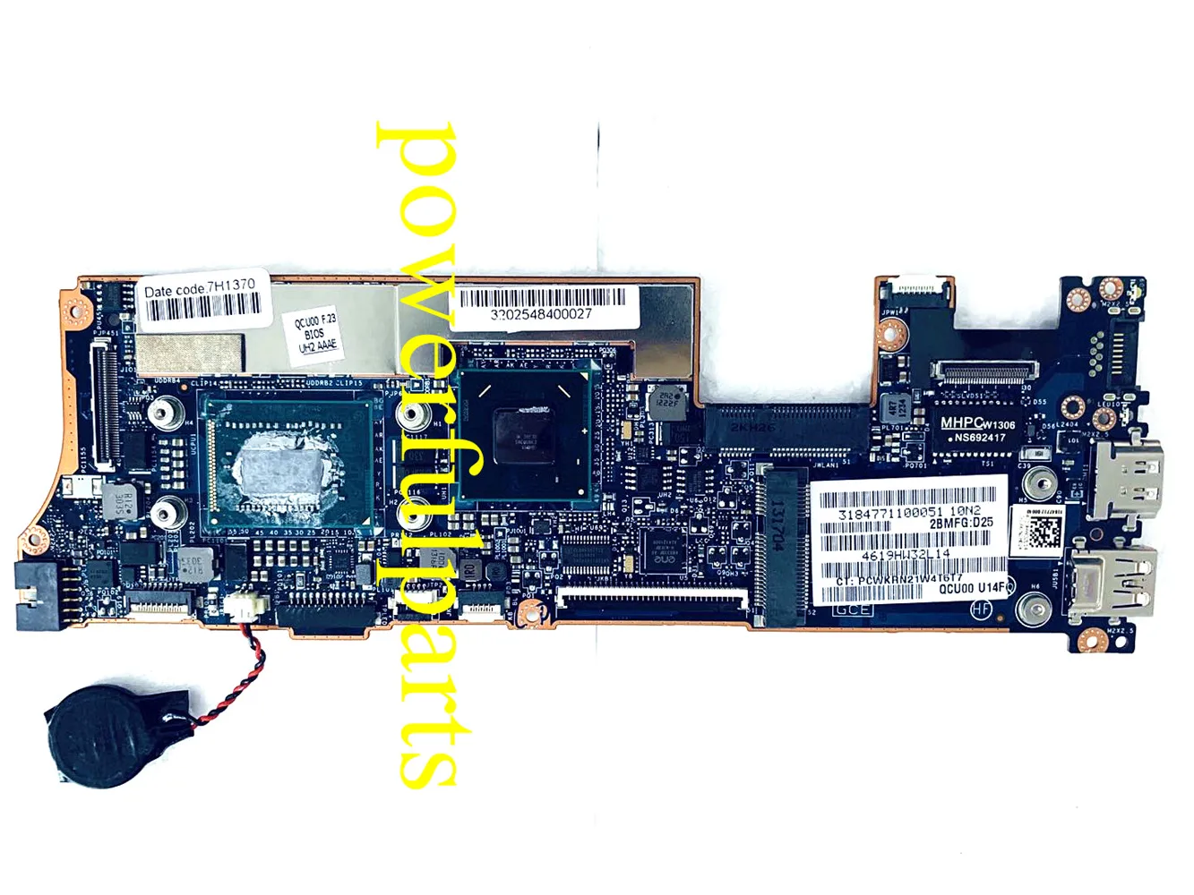

Высокое качество для HP ENVY SPECTREXT 13-2000 материнская плата 689958-001 QCU00 LA-8554P с SR0N6 I7-3517U CPU 4GB 100% работает хорошо
