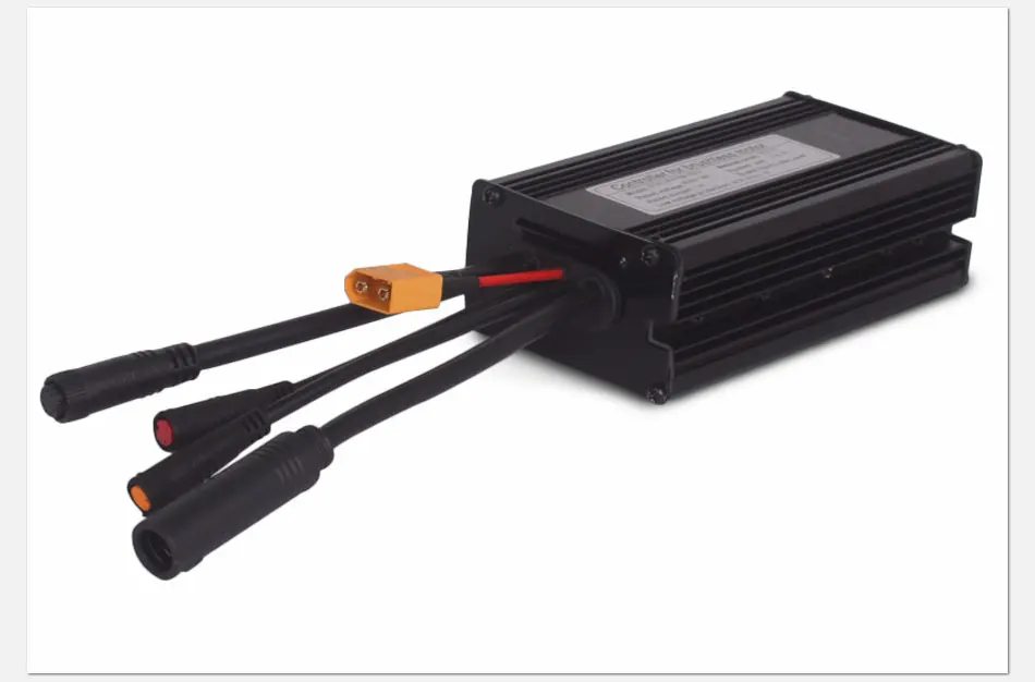Водонепроницаемый разъем 36V 48V 500W 22A 9 Mosfet Электрический велосипед бесщеточный контроллер синусоидальный сигнал KT серии Поддержка светодиодный ЖК-дисплей