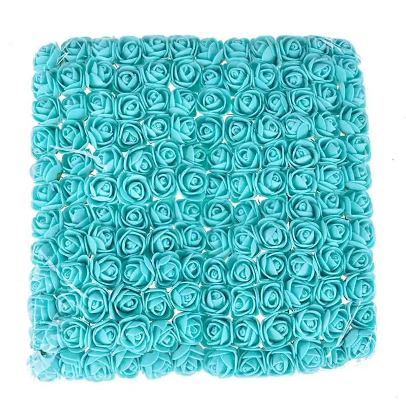 

144Pcs/Pack 2cm Mini PE Foam Artificial Rose Flower Head for DIY Craft Wreath Wedding Bouquet Scrapbooking Party Home