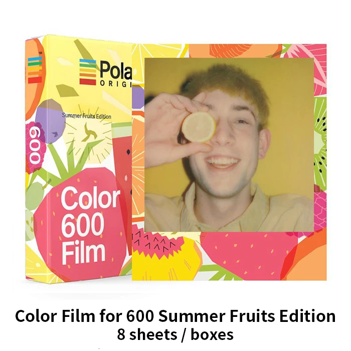 Пленка Polaroid Originals Instant 600 цвет черно-белый для камеры Onestep2 Instax SLR680 636 637 640 650 660 Автофокус невозможен - Цвет: 600SummerFruits