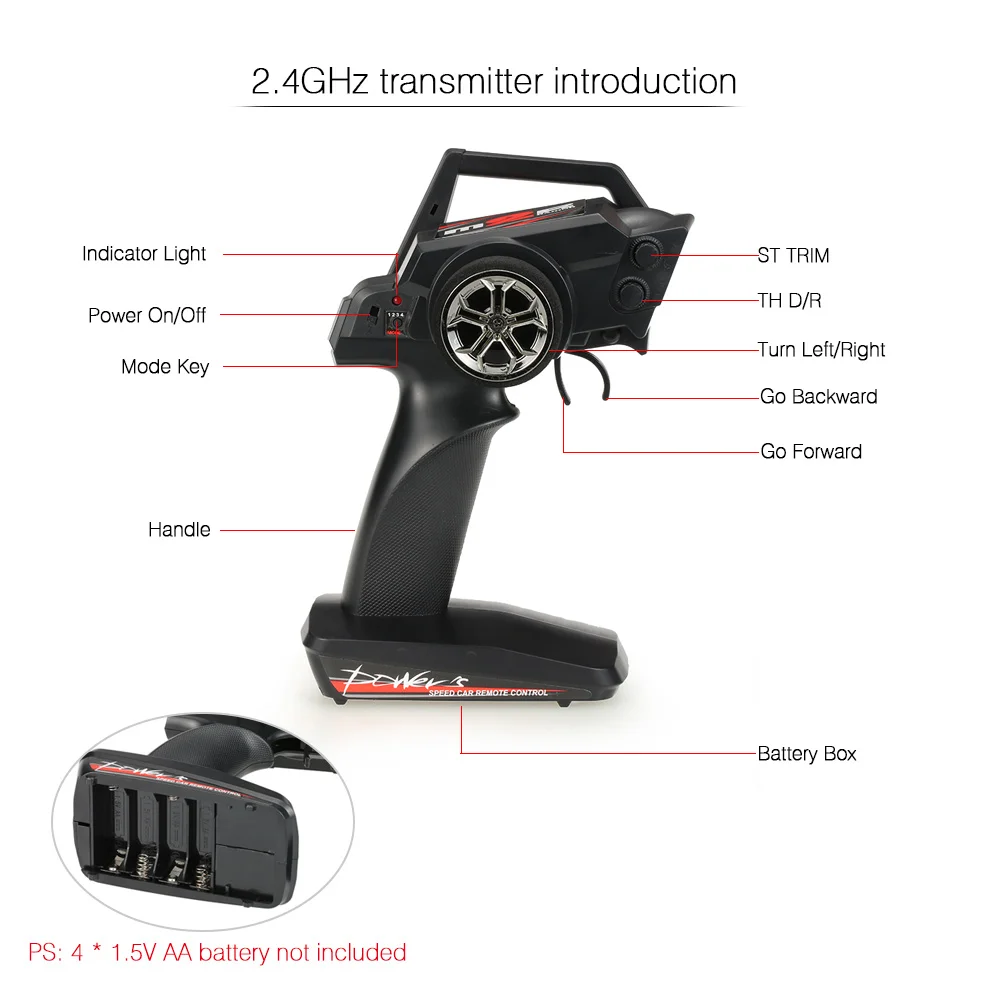 GoolRC C12 2 4 GHz 2WD 1/12 35 км/ч Матовый Электрический монстр грузовик гоночный сериал