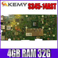elac1 la h141p mainboard for lenovo chromebook s345 14ast laptop motherboard with amd cpu 4gb ram 32g 100 fully tested