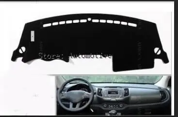 

Накладка на приборную панель, полиэфирное волокно, антибликовое покрытие, для KIA sportage-R, 2011, 2014