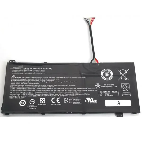

UGB genuine Acer AC17A8M Spin 3 SP314-52 SP314-52-51K3 laptop battery