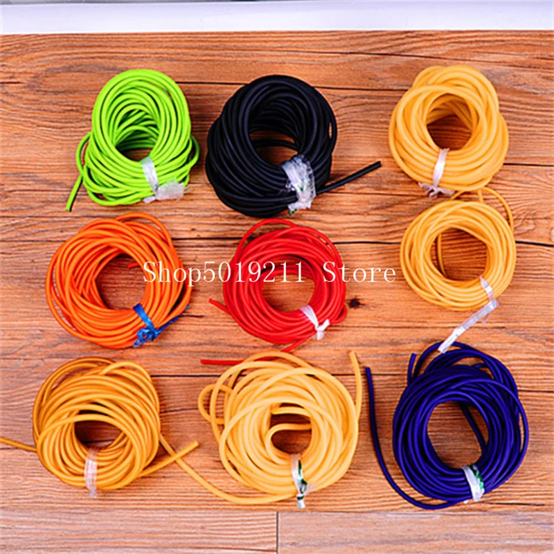 

10M Natural Latex Rubber Tube Elastica Bungee for Hunting Slingshot Catapult Diameter Rubber Bands